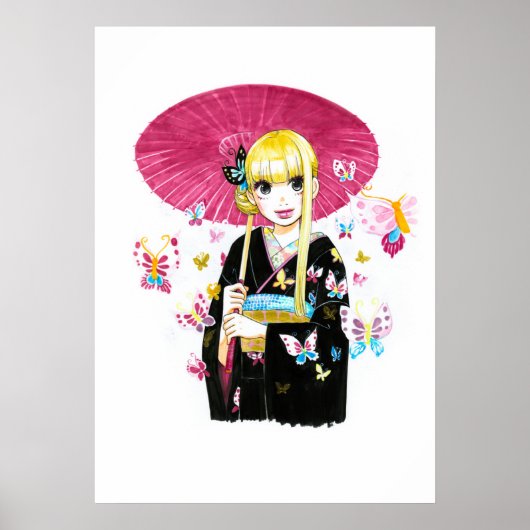 東村明子著ドレスアップ由香ちゃん ポスター