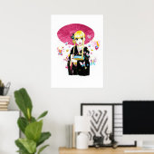 東村明子著ドレスアップ由香ちゃん ポスター