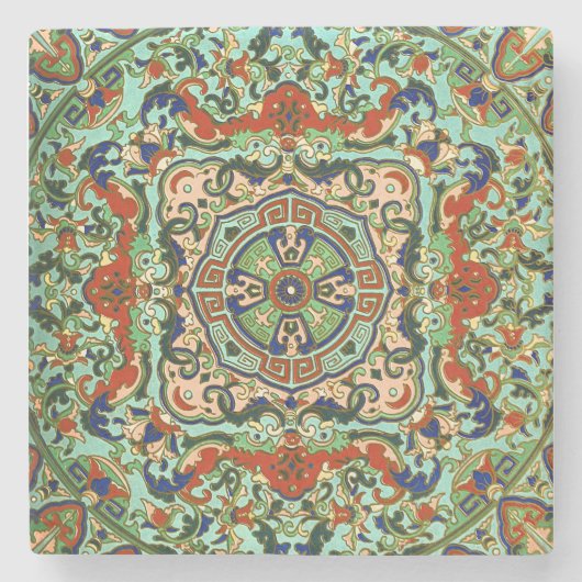 東洋からのデザイン ストーンコースター (正面)
