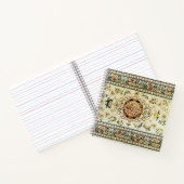 東洋のじゅうたんは淡い色をしている ノートブック (内部)