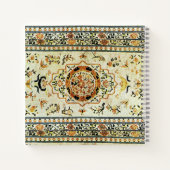 東洋のじゅうたんは淡い色をしている ノートブック (裏面)