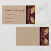 東洋のじゅうたんデザインi名刺 名刺 (正面/裏面)