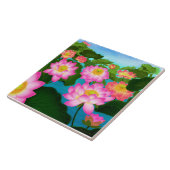 東洋のはす庭のタイル タイル (側面)