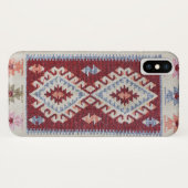 東洋のカーペット。 民族の装飾的な背景 Case-Mate iPhoneケース (裏面(横))