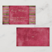 東洋のグランジないちごの赤 名刺 (正面/裏面)