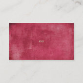 東洋のグランジないちごの赤 名刺 (裏面)