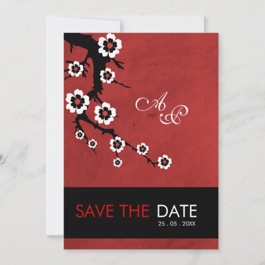 東洋のサクラウェディング 招待状 (正面)