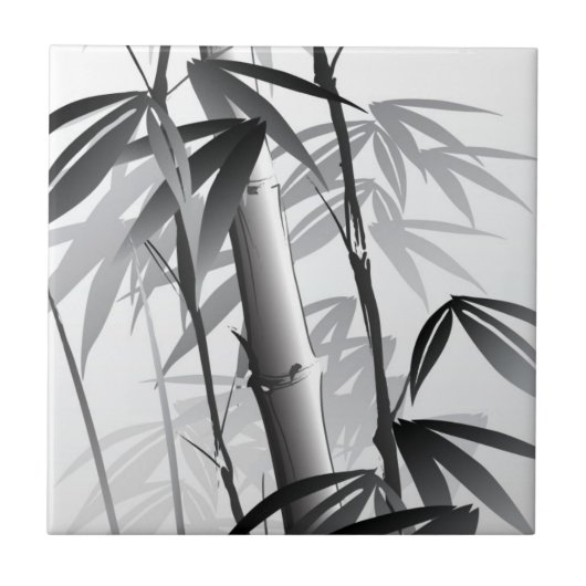 東洋のスタイルの絵画のイラストレーション タイル (正面)