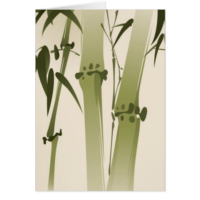 東洋のスタイルの絵画、タケの枝2 (正面)