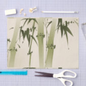 東洋のスタイルの絵画、タケの枝2 薄葉紙 (クラフト)