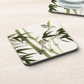 東洋のスタイルの絵画、タケ枝 コースター (左側)