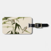 東洋のスタイルの絵画、タケ枝 ラゲッジタグ (正面横)