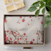 東洋のスタイルの絵画、春のプラム花 薄葉紙 (ギフト)