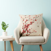 東洋のスタイルの絵画、春2のプラム花 クッション (椅子)