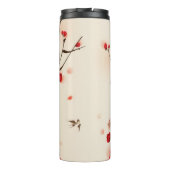 東洋のスタイルの絵画、春2のプラム花 タンブラー (裏面)