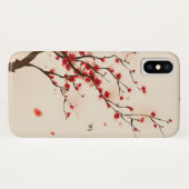 東洋のスタイルの絵画、春2のプラム花 Case-Mate iPhoneケース (裏面(横))