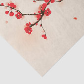 東洋のスタイルの絵画、春3のプラム花 薄葉紙 (詳細)