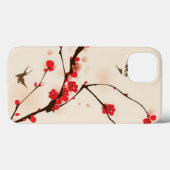 東洋のスタイルの絵画、春3のプラム花 Case-Mate iPhoneケース (裏面 (横))