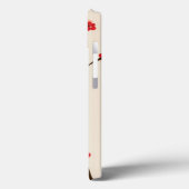 東洋のスタイルの絵画、春3のプラム花 Case-Mate iPhoneケース (裏面 / 左)