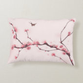 東洋のスタイルの絵画、桜 アクセントクッション (裏面)