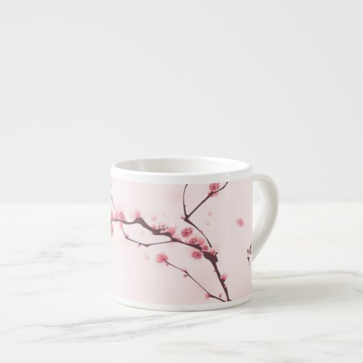 東洋のスタイルの絵画、桜 エスプレッソカップ (正面右)