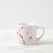 東洋のスタイルの絵画、桜 エスプレッソカップ (右)