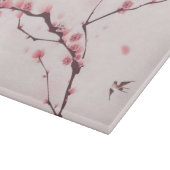 東洋のスタイルの絵画、桜 カッティングボード (角)