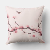 東洋のスタイルの絵画、桜 クッション (裏面)