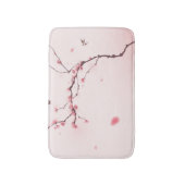 東洋のスタイルの絵画、桜 バスマット (正面縦)