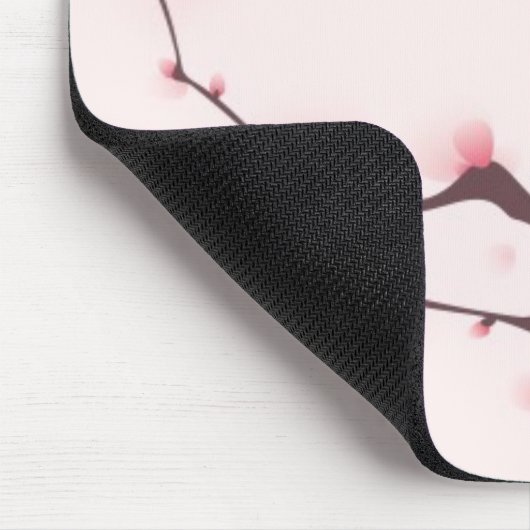 東洋のスタイルの絵画、桜 マウスパッド (コーナー)