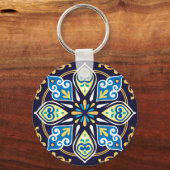 東洋のタイル、アズレホス、名前Keychain キーホルダー (裏面)