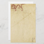 東洋のドラゴン 便箋 (正面/裏面)