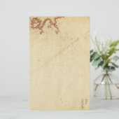 東洋のドラゴン 便箋 (スタンド正面)