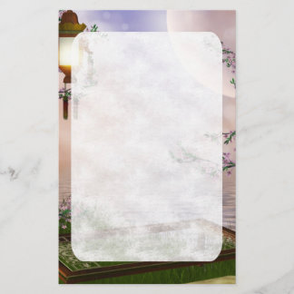 東洋のファンタジーの桜の文房具 便箋