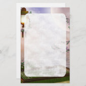 東洋のファンタジーの桜の文房具 便箋 (正面/裏面)