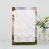 東洋のファンタジーの桜の文房具 便箋 (スタンド正面)