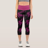 東洋のフローラさくらんぼ花 カプリレギンス (正面)