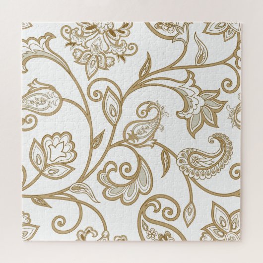 東洋のフローラ:繁栄したタイルの民族。 ジグソーパズル (横)