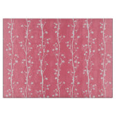 東洋のプラム花パターン カッティングボード (正面)