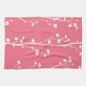 東洋のプラム花パターン キッチンタオル (横)