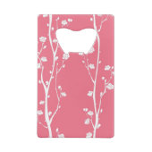 東洋のプラム花パターン クレジットカード栓抜き (裏面)