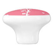 東洋のプラム花パターン セラミックノブ (側面)