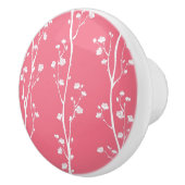 東洋のプラム花パターン セラミックノブ (右)