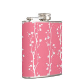 東洋のプラム花パターン フラスク (右)