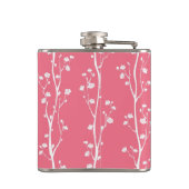 東洋のプラム花パターン フラスク (裏面)