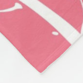 東洋のプラム花パターン フリースブランケット (角)