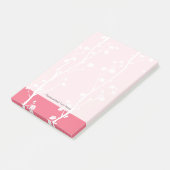 東洋のプラム花パターン ポストイット (アングル)