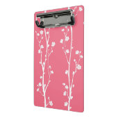 東洋のプラム花パターン ミニクリップボード (アングル2)