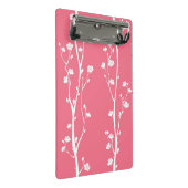 東洋のプラム花パターン ミニクリップボード (アングル)
