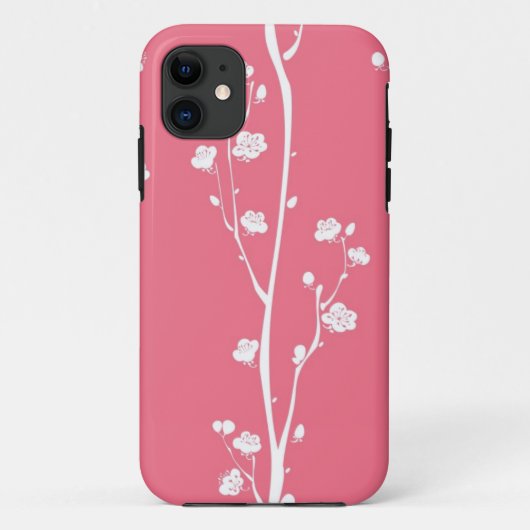 東洋のプラム花パターン Case-Mate iPhoneケース (裏面)